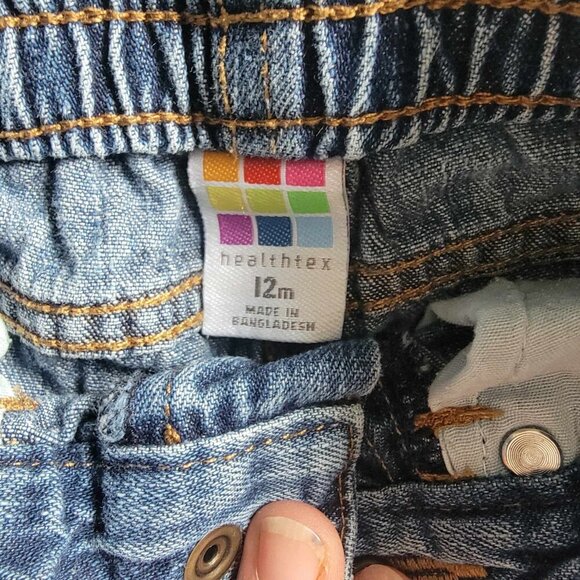 🔥5 FOR $25🔥12M Baby Blue Jeans Bundle 3 for 1 (Cat & Jack, OshKosh, Healthtex) - Picture 11 of 12